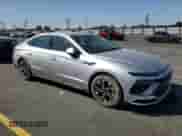 2024 Hyundai Sonata SEL with VIN KMHL64JA6RA396416, listed as a Copart auction lot 60654175 with 6,159 mi miles and Salvage title. Bid and sale history available at DreamBid. Image 4.