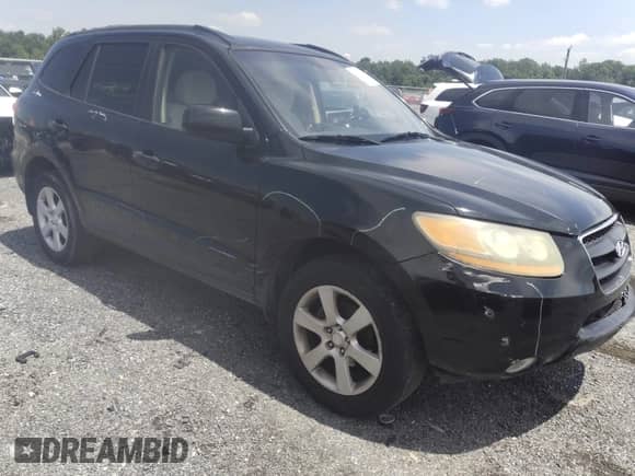 2009 Hyundai Santa Fe SE with VIN 5NMSH73E49H260903, listed as a IAAI auction lot 42753150 with 184,388 mi miles and . Bid and sale history available at DreamBid. Image 1.