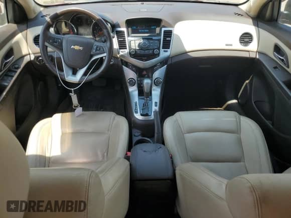 2012 Chevrolet Cruze LTZ with VIN 1G1PH5SC6C7351401, listed as a Copart auction lot 62595925 with 140,063 mi miles and Salvage title. Bid and sale history available at DreamBid. Image 8.