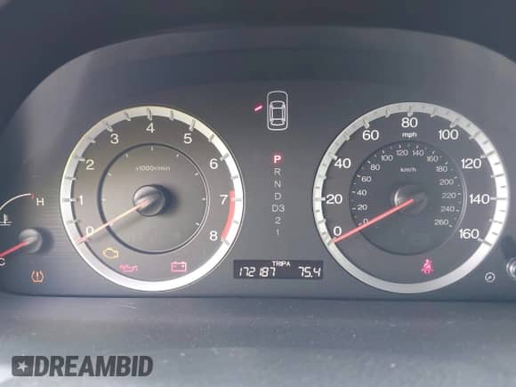 2009 Honda Accord EX z VIN 1HGCP36759A011647, wystawiony jako IAAI lot #43212659 z przebiegiem 172 187 mil mil oraz . Historia ofert i sprzedaży dostępna na DreamBid. Obrazek 7.