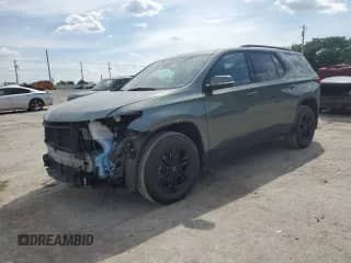 2022 Chevrolet Traverse LT Cloth with VIN 1GNERGKW7NJ175182, listed as a Copart auction lot 68762185 with 65,829 mi miles and Salvage title. Bid and sale history available at DreamBid. Image 1.