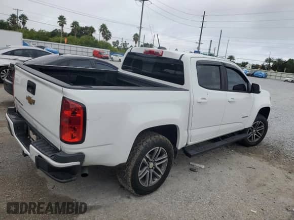 2019 Chevrolet Colorado 2WD Work Truck with VIN 1GCGSBEN2K1214249, listed as a Copart auction lot 84964155 with 80,998 mi miles and Salvage title. Bid and sale history available at DreamBid. Image 3.