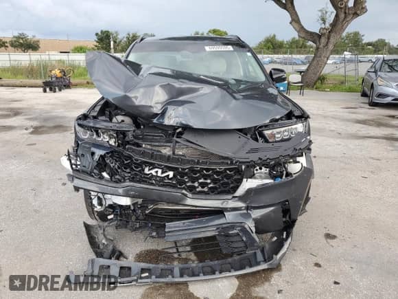 2023 Kia Sorento S with VIN 5XYRL4LC3PG228686, listed as a Copart auction lot 69599595 with 20,756 mi miles and Salvage title. Bid and sale history available at DreamBid. Image 5.