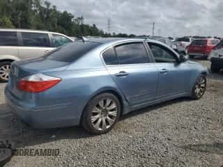 2009 Hyundai Genesis z VIN KMHGC46E19U033171, wystawiony jako Copart lot #72803864 z przebiegiem 401 490 mil mil oraz Nie do naprawy • Non repairable. Historia ofert i sprzedaży dostępna na DreamBid. Obrazek 3.