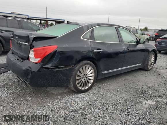 2014 Hyundai Equus Ultimate with VIN KMHGH4JH8EU076144, listed as a Copart auction lot 72079545 with 103,700 mi miles and Non repairable. Bid and sale history available at DreamBid. Image 3.