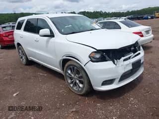 2020 Dodge Durango GT with VIN 1C4RDJDGXLC339344, listed as a IAAI auction lot 42391557 with 68,267 mi miles and . Bid and sale history available at DreamBid. Image 1.