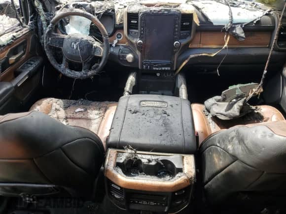 2020 Ram 1500 Longhorn with VIN 1C6SRFKM1LN411066, listed as a Copart auction lot 52946765 with Not provided miles and Non repairable. Bid and sale history available at DreamBid. Image 8.