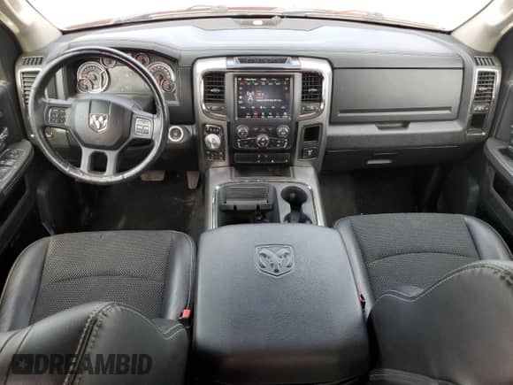 2018 Ram 1500 Sport with VIN 1C6RR7UT1JS131218, listed as a Copart auction lot 58946145 with 98,110 mi miles and Salvage title. Bid and sale history available at DreamBid. Image 8.