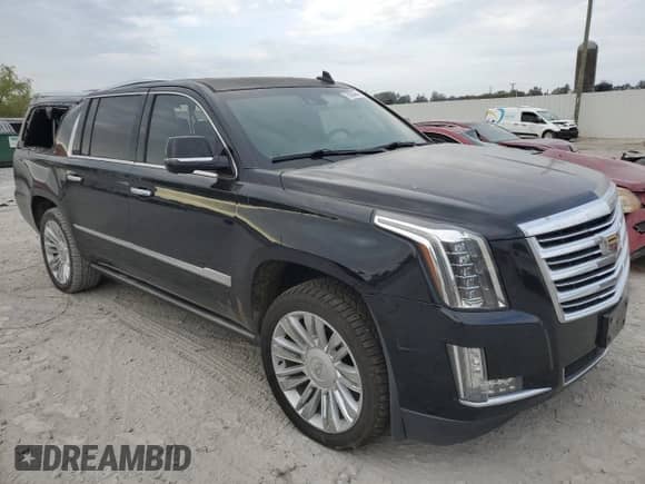 2016 Cadillac Escalade ESV Platinum z VIN 1GYS4KKJ9GR253493, wystawiony jako Copart lot #78854054 z przebiegiem 189 709 mil mil oraz Szkoda całkowita • Salvage title. Historia ofert i sprzedaży dostępna na DreamBid. Obrazek 4.