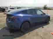 2023 Tesla Model Y Long Range with VIN 7SAYGDEE3PA152537, listed as a Copart auction lot 64859715 with Not provided miles and Salvage title. Bid and sale history available at DreamBid. Image 3.
