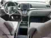 2018 Honda Odyssey LX with VIN 5FNRL6H29JB043696, listed as a Copart auction lot 80569835 with 29,515 mi miles and Salvage title. Bid and sale history available at DreamBid. Image 8.