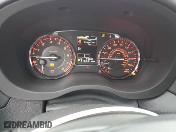 2017 Subaru WRX Limited с VIN JF1VA1J6XH9807117, выставлен на аукционе Copart как лот 82113325 с пробегом 116 341 миль миль и Списание • Salvage title. История ставок и продаж доступна на DreamBid. Изображение 9.