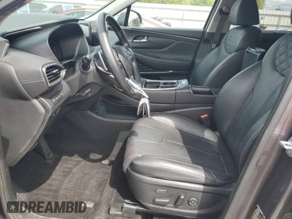 2022 Hyundai Santa Fe Limited with VIN KM8S5DA13NU026886, listed as a Copart auction lot 61783225 with 46,643 mi miles and Salvage title. Bid and sale history available at DreamBid. Image 7.