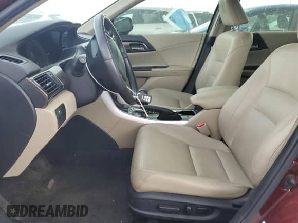 2017 Honda Accord EX-L with VIN JHMCR6F51HC006861, listed as a Copart auction lot 80578215 with 34,645 mi miles and Salvage title. Bid and sale history available at DreamBid. Image 7.