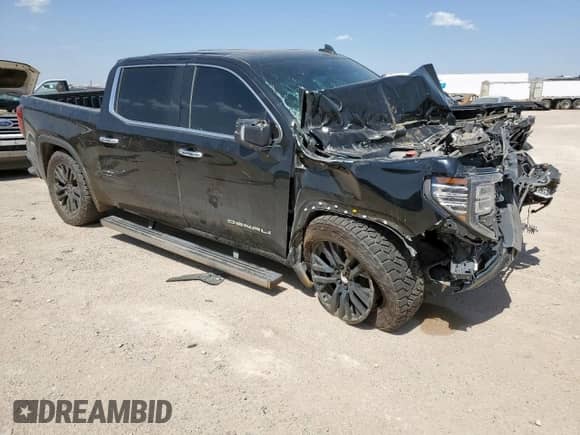 2023 GMC Sierra 1500 Denali z VIN 3GTUUGED6PG166328, wystawiony jako Copart lot #61759895 z przebiegiem 45 578 mil mil oraz Szkoda całkowita • Salvage title. Historia ofert i sprzedaży dostępna na DreamBid. Obrazek 4.