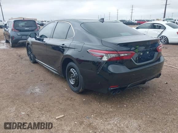 2023 Toyota Camry XSE with VIN 4T1K61AK4PU828838, listed as a IAAI auction lot 43087534 with 19,542 mi miles and . Bid and sale history available at DreamBid. Image 3.