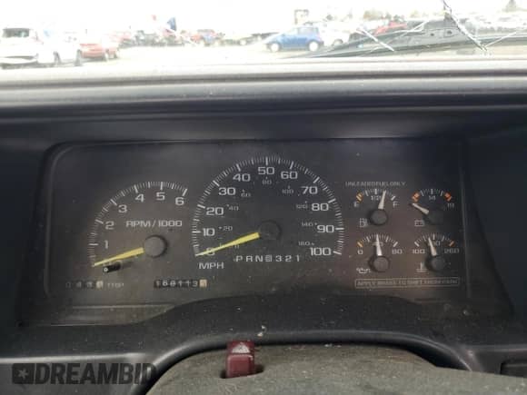 1997 GMC Sierra 1500 with VIN 1GTEK14W5VZ551810, listed as a Copart auction lot 47287015 with 168,113 mi miles and Salvage title. Bid and sale history available at DreamBid. Image 9.