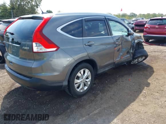 2014 Honda CR-V EX-L with VIN 5J6RM4H79EL095033, listed as a IAAI auction lot 43223158 with 149,358 mi miles and . Bid and sale history available at DreamBid. Image 4.