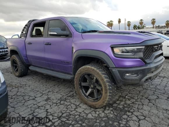 2021 Ram 1500 TRX with VIN 1C6SRFU90MN902187, listed as a Copart auction lot 45518145 with 41,927 mi miles and Salvage title. Bid and sale history available at DreamBid. Image 4.