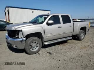 2009 Chevrolet Silverado 2500HD LTZ with VIN 1GCHK63K69F119291, listed as a Copart auction lot 80743335 with 132,480 mi miles and Salvage title. Bid and sale history available at DreamBid. Image 1.