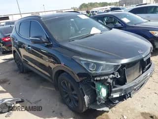 2018 Hyundai Santa Fe 2.0T with VIN 5NMZU4LA6JH083975, listed as a IAAI auction lot 41795323 with 94,243 mi miles and . Bid and sale history available at DreamBid. Image 1.