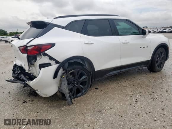 2021 Chevrolet Blazer RS с VIN 3GNKBERS1MS555646, выставлен на аукционе Copart как лот 60567725 с пробегом 71 328 миль миль и Чистый • Clean title. История ставок и продаж доступна на DreamBid. Изображение 3.