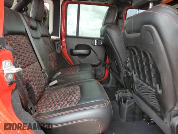 2021 Jeep Wrangler Unlimited Rubicon with VIN 1C4HJXFN7MW649602, listed as a Copart auction lot 45232184 with 38,850 mi miles and Salvage title. Bid and sale history available at DreamBid. Image 11.