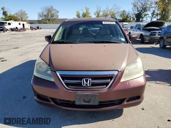2007 Honda Odyssey EX-L с VIN 5FNRL38727B090653, выставлен на аукционе Copart как лот 85742435 с пробегом 210 125 миль миль и Списание • Salvage title. История ставок и продаж доступна на DreamBid. Изображение 5.