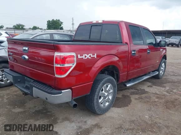 2013 Ford F-150 Lariat with VIN 1FTFW1ET0DKG07088, listed as a IAAI auction lot 42671190 with 202,968 mi miles and . Bid and sale history available at DreamBid. Image 4.