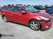 2013 Hyundai Elantra GLS z VIN KMHDH4AE6DU945671, wystawiony jako Copart lot #54983945 z przebiegiem 229 967 mil mil oraz Szkoda całkowita • Salvage title. Historia ofert i sprzedaży dostępna na DreamBid. Obrazek 4.