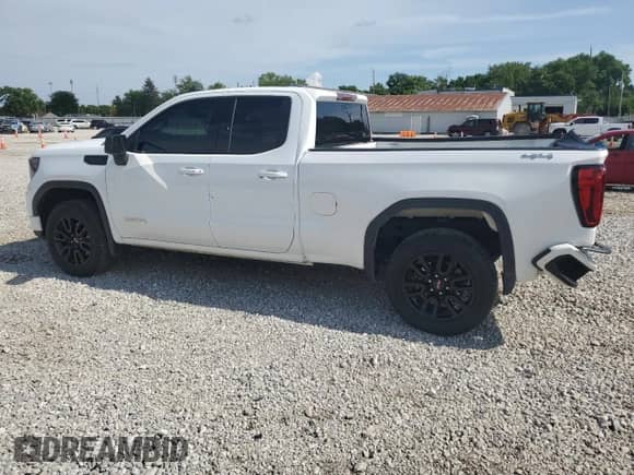 2023 GMC Sierra 1500 Elevation с VIN 1GTRUJEKXPZ291320, выставлен на аукционе Copart как лот 62110425 с пробегом 40 567 миль миль и Списание • Salvage title. История ставок и продаж доступна на DreamBid. Изображение 2.