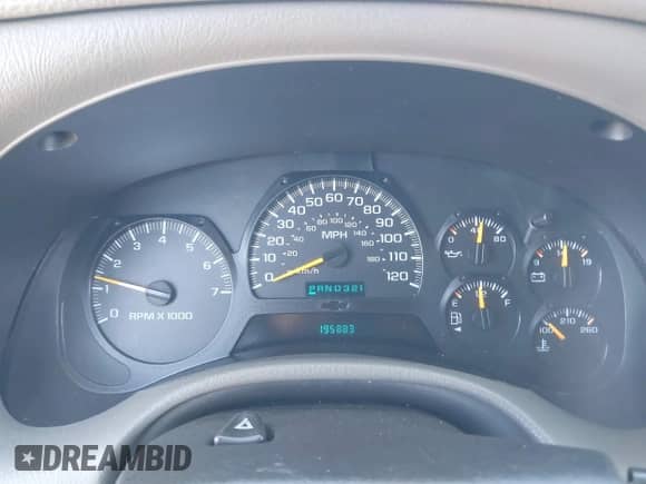 2003 Chevrolet TrailBlazer LTZ с VIN 1GNDT13S532229303, выставлен на аукционе IAAI как лот 42794298 с пробегом 195 883 миль миль и . История ставок и продаж доступна на DreamBid. Изображение 7.