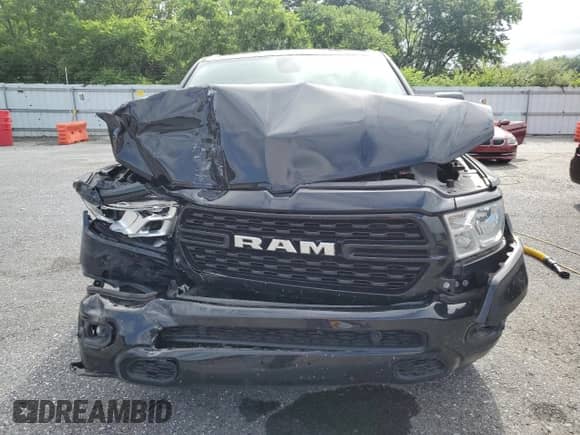 2022 Ram 1500 Big Horn with VIN 1C6RRFBG3NN440841, listed as a Copart auction lot 64465405 with 59,214 mi miles and Salvage title. Bid and sale history available at DreamBid. Image 5.