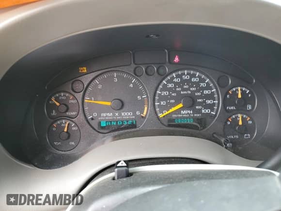 2000 Chevrolet Blazer LT with VIN 1GNCS13W3Y2213772, listed as a Copart auction lot 79964794 with 80,090 mi miles and Salvage title. Bid and sale history available at DreamBid. Image 9.