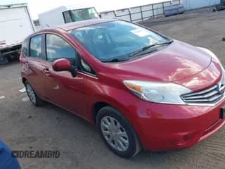 2014 Nissan Note SV with VIN 3N1CE2CP4EL417850, listed as a IAAI auction lot 42882492 with 108,632 mi miles and . Bid and sale history available at DreamBid. Image 1.