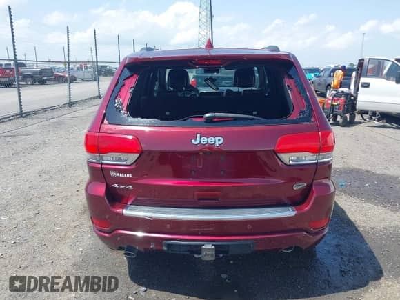 2017 Jeep Grand Cherokee Overland with VIN 1C4RJFCG7HC658943, listed as a IAAI auction lot 42282213 with 103,291 mi miles and . Bid and sale history available at DreamBid. Image 16.