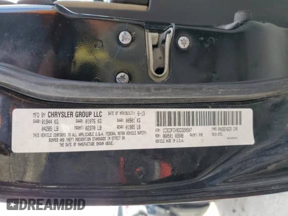 2013 Dodge Dart Limited z VIN 1C3CDFCH9DD320507, wystawiony jako Copart lot #81906234 z przebiegiem 160 309 mil mil oraz Szkoda całkowita • Salvage title. Historia ofert i sprzedaży dostępna na DreamBid. Obrazek 12.