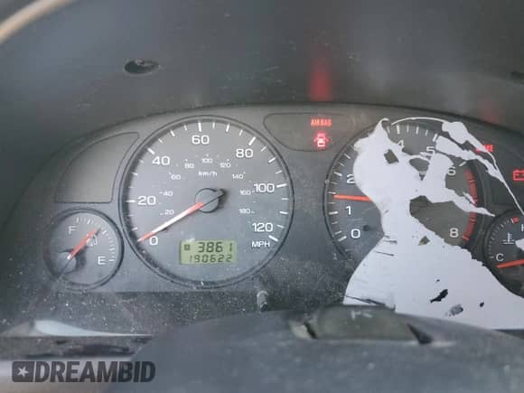 2001 Subaru Forester S with VIN JF1SF65501G713476, listed as a Copart auction lot 51933395 with 190,622 mi miles and Non repairable. Bid and sale history available at DreamBid. Image 9.