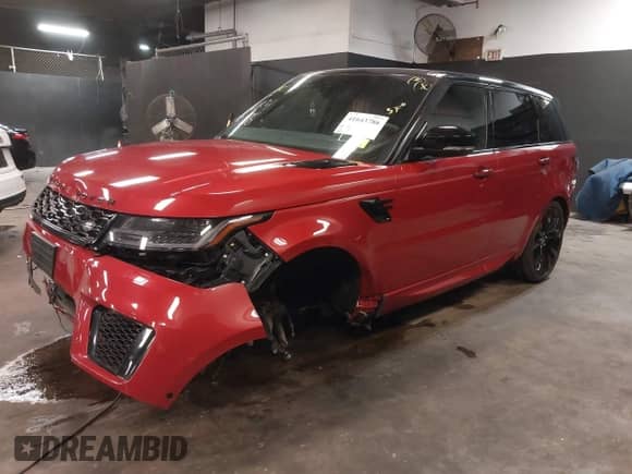 2022 Land Rover Range Rover Sport HST with VIN SALWS2RU5NA220721, listed as a IAAI auction lot 41643786 with 28,165 mi miles and . Bid and sale history available at DreamBid. Image 2.