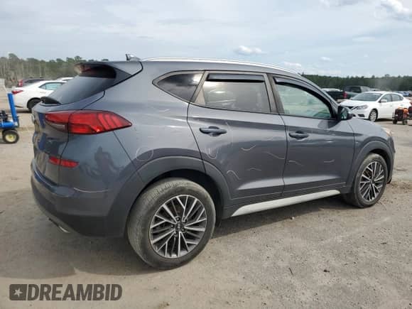 2019 Hyundai Tucson SEL z VIN KM8J33AL7KU956220, wystawiony jako Copart lot #70265675 z przebiegiem 168 653 mil mil oraz Szkoda całkowita • Salvage title. Historia ofert i sprzedaży dostępna na DreamBid. Obrazek 3.