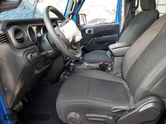 2022 Jeep Wrangler Unlimited Sport с VIN 1C4HJXDN6NW232539, выставлен на аукционе Copart как лот 43936495 с пробегом 29 571 миль миль и Списание • Salvage title. История ставок и продаж доступна на DreamBid. Изображение 7.