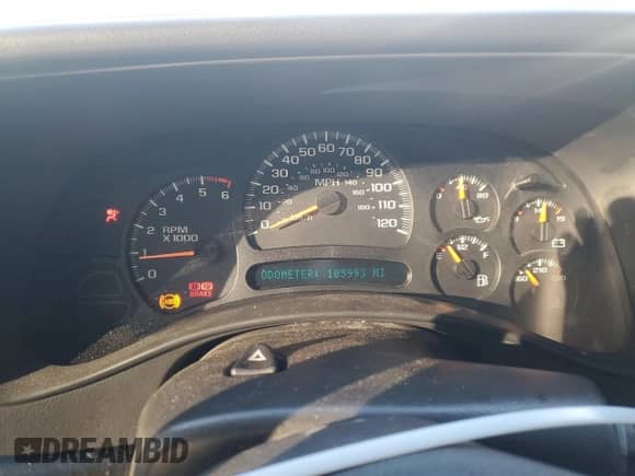 2007 Chevrolet Silverado 1500 Work Truck with VIN 1GCEC14X37Z162530, listed as a Copart auction lot 45347235 with 105,993 mi miles and Salvage title. Bid and sale history available at DreamBid. Image 9.