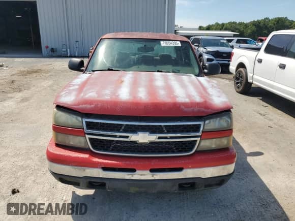 2007 Chevrolet Silverado 1500 LS with VIN 2GCEC13V771134822, listed as a Copart auction lot 70054395 with 81,190 mi miles and Clean title. Bid and sale history available at DreamBid. Image 5.
