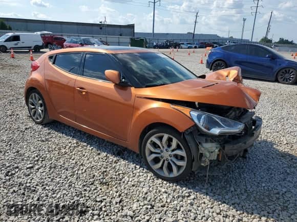 2013 Hyundai Veloster w/Black Int с VIN KMHTC6AD9DU094754, выставлен на аукционе Copart как лот 64644975 с пробегом 165 871 миль миль и Списание • Salvage title. История ставок и продаж доступна на DreamBid. Изображение 4.