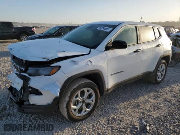 2025 Jeep Compass Sport z VIN 3C4NJDAN9ST516030, wystawiony jako Copart lot #52292005 z przebiegiem 2 094 mil mil oraz Szkoda całkowita • Salvage title. Historia ofert i sprzedaży dostępna na DreamBid. Obrazek 1.
