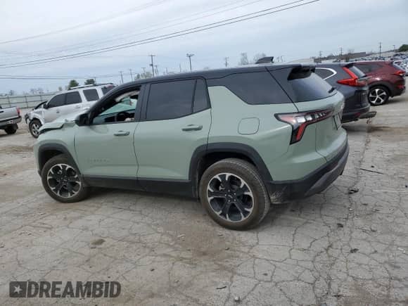 2025 Chevrolet Equinox FWD LT z VIN 3GNAXHEG1SL128281, wystawiony jako Copart lot #80711214 z przebiegiem Nie podano mil oraz Szkoda całkowita • Salvage title. Historia ofert i sprzedaży dostępna na DreamBid. Obrazek 2.