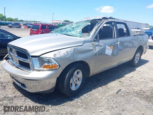 2009 Dodge 1500 SLT with VIN 1D3HB13P99J523611, listed as a IAAI auction lot 42312295 with 129,482 mi miles and . Bid and sale history available at DreamBid. Image 2.