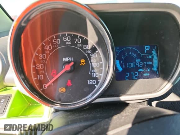 2014 Chevrolet Spark LS with VIN KL8CB6S94EC565436, listed as a Copart auction lot 86057295 with 106,927 mi miles and Salvage title. Bid and sale history available at DreamBid. Image 9.