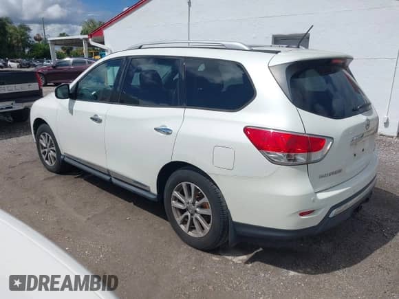 2015 Nissan Pathfinder SL z VIN 5N1AR2MM3FC694043, wystawiony jako IAAI lot #43331107 z przebiegiem 89 644 mil mil oraz . Historia ofert i sprzedaży dostępna na DreamBid. Obrazek 3.