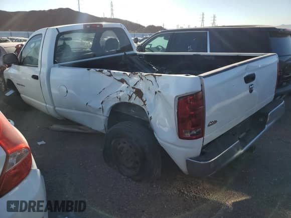 2005 Dodge 1500 SLT with VIN 1D7HA16N65J651259, listed as a Copart auction lot 71097483 with 247,904 mi miles and Salvage title. Bid and sale history available at DreamBid. Image 2.